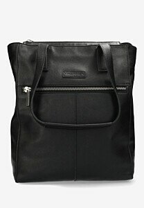 Shabbies By Wendy Shoppingbag Black Leather