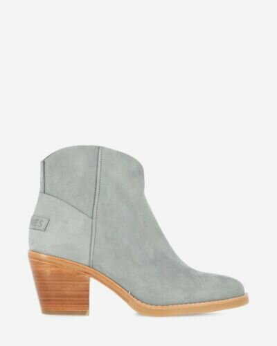 Ankle boot brushed leather grey 