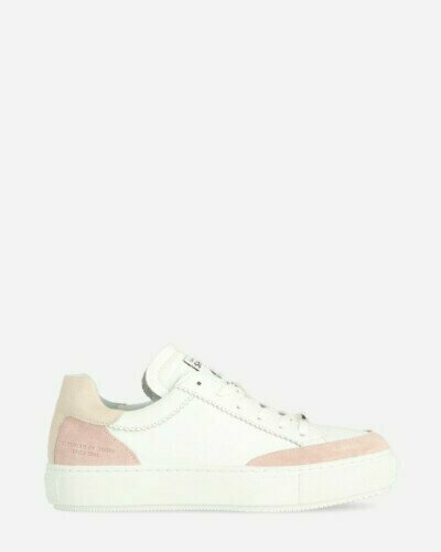 Sneaker mixed white lilac