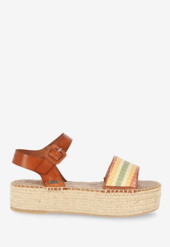Sandal Izzie Cognac / Multicolor