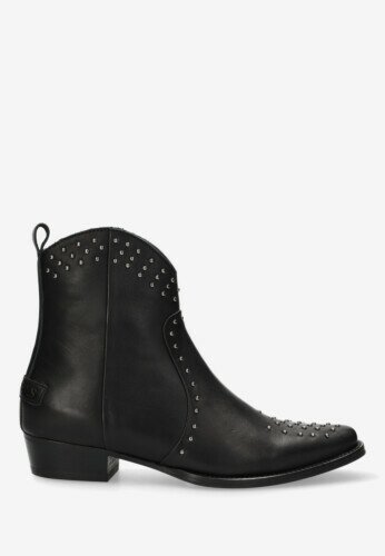 Shabbies By Wendy Western Ankleboots Leather Black