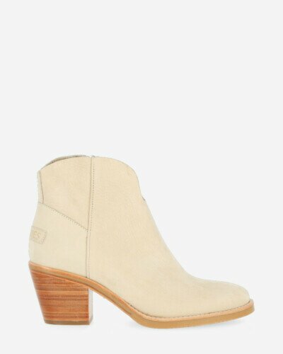 Lime Ankle Boot Off White