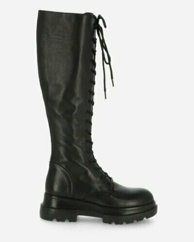 Boot smooth leather black