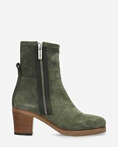 Ankle boot lieve olive