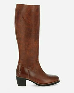 Boot smooth leather cognac