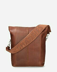 Shoulder Bag Grain Leather Cognac