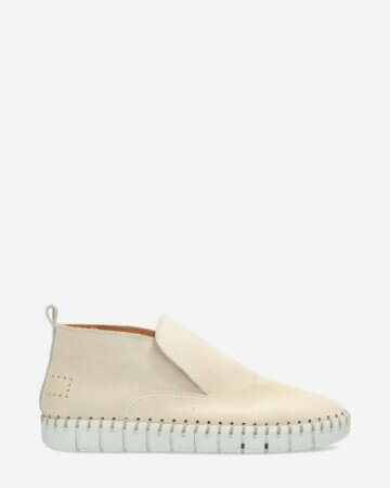 LOAFER HIGH WITH FLEXIBLE SOLE SUEDE Offwhite