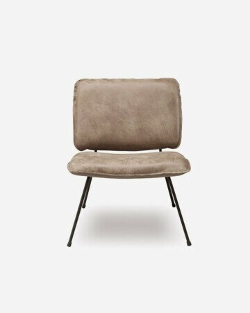 Chair caramba fauteuil light taupe - lontra